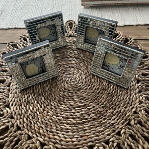 Bling Silver Mosaic Photo Frames